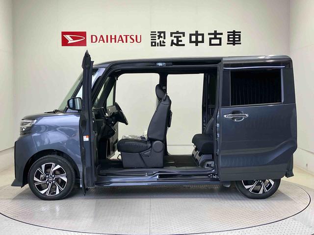 タントカスタムXスマートアシスト搭載 後席両側スライドドア バックカメラ付き オートエアコン オートライト キーフリー アイドリングストップ ABS 電動ドアミラー(熊本県)の中古車