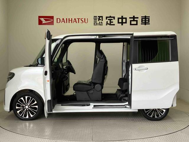 タントカスタムＲＳスマートアシスト搭載　バックカメラ付き　後席両側電動スライドドア　オートエアコン　オートライト　キーフリー　アイドリングストップ　ＡＢＳ　電動ドアミラー（熊本県）の中古車