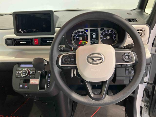 ムーヴキャンバスストライプスＧターボスマートアシスト搭載　バックカメラ付き　後席両側電動スライドドア　オートエアコン　オートライト　キーフリー　アイドリングストップ　ＡＢＳ　電動ドアミラー（熊本県）の中古車