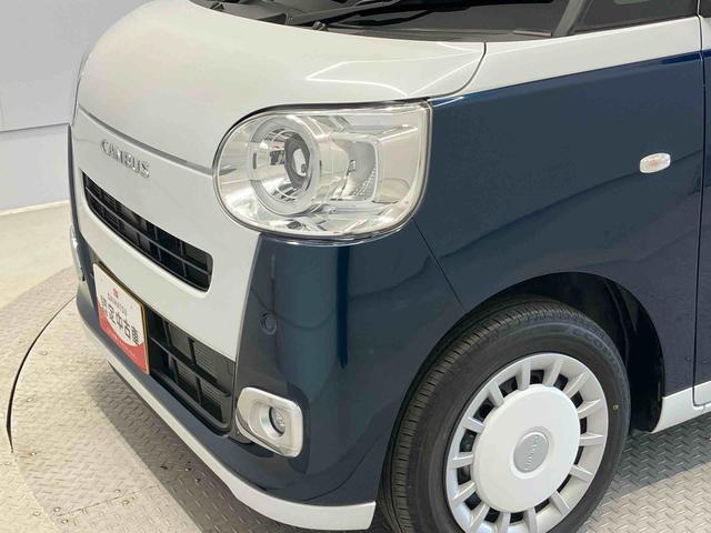 ムーヴキャンバスストライプスＧターボスマートアシスト搭載　バックカメラ付き　後席両側電動スライドドア　オートエアコン　オートライト　キーフリー　アイドリングストップ　ＡＢＳ　電動ドアミラー（熊本県）の中古車