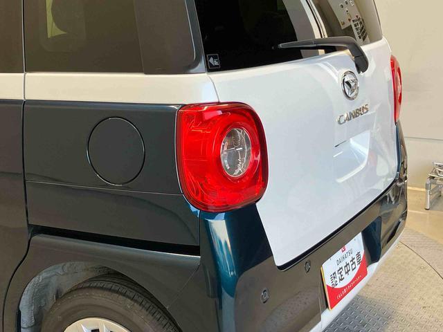 ムーヴキャンバスストライプスＧターボスマートアシスト搭載　バックカメラ付き　後席両側電動スライドドア　オートエアコン　オートライト　キーフリー　アイドリングストップ　ＡＢＳ　電動ドアミラー（熊本県）の中古車