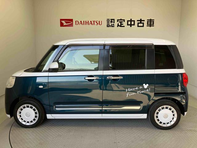 ムーヴキャンバスストライプスGスマートアシスト搭載 バックカメラ付き 後席両側電動スライドドア オートエアコン オートライト キーフリー アイドリングストップ ABS 電動ドアミラー(熊本県)の中古車