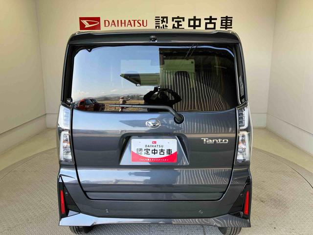 タントカスタムＸスマートアシスト搭載　バックカメラ付き　後席両側電動スライドドア　オートエアコン　オートライト　キーフリー　アイドリングストップ　ＡＢＳ　電動ドアミラー（熊本県）の中古車