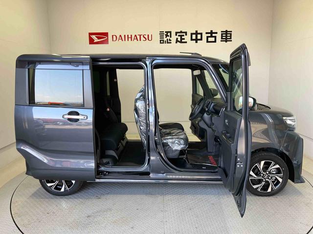 タントカスタムＸスマートアシスト搭載　バックカメラ付き　後席両側電動スライドドア　オートエアコン　オートライト　キーフリー　アイドリングストップ　ＡＢＳ　電動ドアミラー（熊本県）の中古車