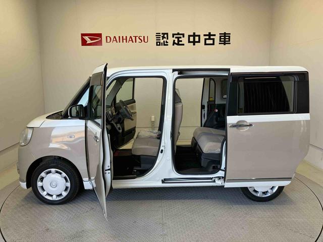 ムーヴキャンバスＧメイクアップリミテッド　ＳＡIIIスマートアシスト搭載　後席両側電動スライドドア　パノラマモニター対応　オートエアコン　オートライト　キーフリー　アイドリングストップ　ＡＢＳ　電動ドアミラー（熊本県）の中古車