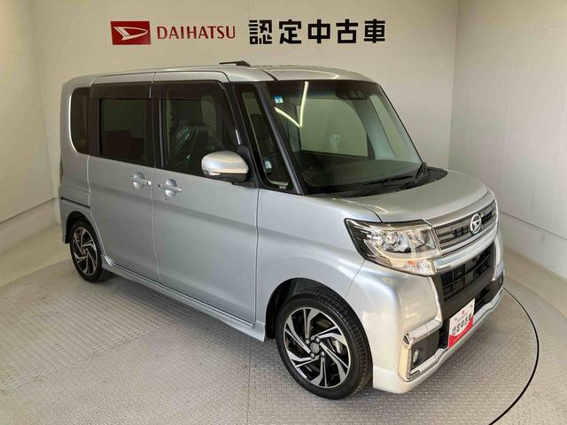 タントカスタムＲＳ　トップエディションＶＳ　ＳＡIIIスマートアシスト搭載　後席両側電動スライドドア　パノラマモニター対応　オートエアコン　オートライト　キーフリー　アイドリングストップ　ＡＢＳ　電動ドアミラー（熊本県）の中古車