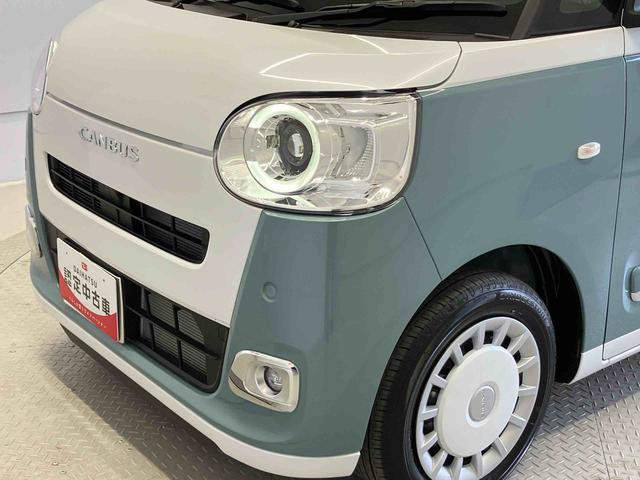 ムーヴキャンバスストライプスＧスマートアシスト搭載　バックカメラ付き　後席両側電動スライドドア　オートエアコン　オートライト　キーフリー　アイドリングストップ　ＡＢＳ　電動ドアミラー（熊本県）の中古車