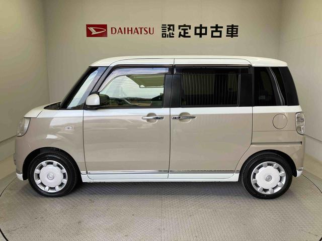 ムーヴキャンバスＧメイクアップリミテッド　ＳＡIIIスマートアシスト搭載　後席両側電動スライドドア　パノラマモニター対応　オートエアコン　オートライト　キーフリー　アイドリングストップ　ＡＢＳ　電動ドアミラー（熊本県）の中古車