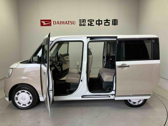 ムーヴキャンバスＧメイクアップリミテッド　ＳＡIIIスマートアシスト搭載　後席両側電動スライドドア　パノラマモニター対応　オートエアコン　オートライト　キーフリー　アイドリングストップ　ＡＢＳ　電動ドアミラー（熊本県）の中古車