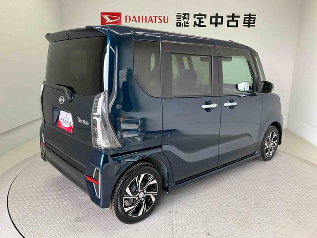 タントカスタムＸセレクションスマートアシスト搭載　後席両側電動スライドドア　バックカメラ付き　オートエアコン　オートライト　キーフリー　アイドリングストップ　ＡＢＳ　電動ドアミラー（熊本県）の中古車