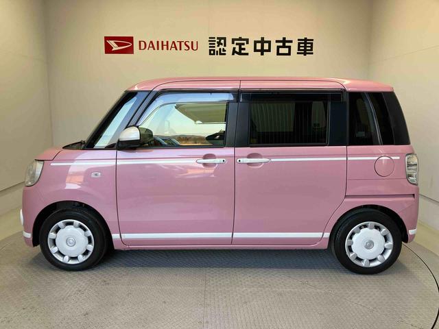 ムーヴキャンバスＧホワイトアクセントＶＳ　ＳＡIIIスマートアシスト搭載　パノラマモニター対応　後席両側電動スライドドア　オートエアコン　オートライト　キーフリー　アイドリングストップ　ＡＢＳ　電動ドアミラー（熊本県）の中古車