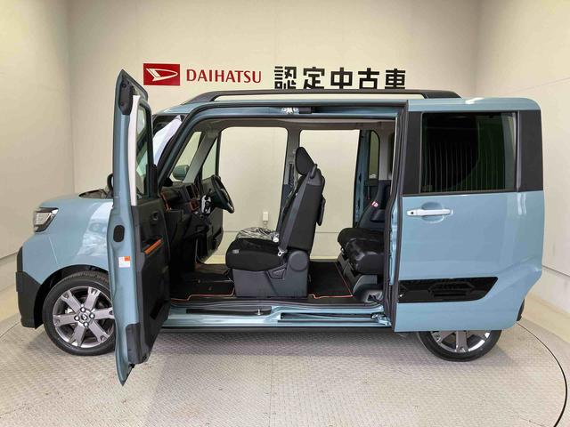 タントファンクロスターボスマートアシスト搭載 バックカメラ付き 後席両側電動スライドドア オートエアコン オートライト キーフリー アイドリングストップ ABS 電動ドアミラー(熊本県)の中古車