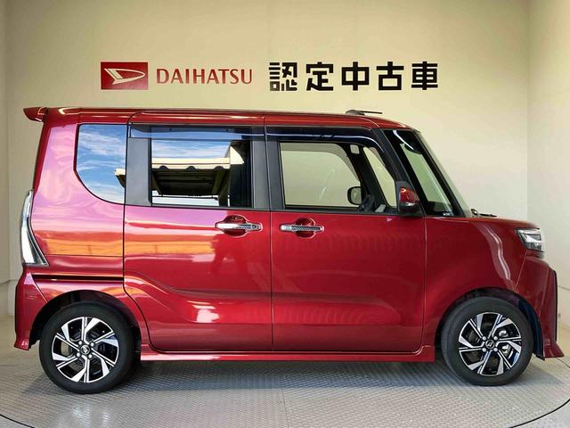 タントカスタムＸスマートアシスト搭載　後席両側電動スライドドア　バックカメラ付き　オートエアコン　オートライト　キーフリー　アイドリングストップ　ＡＢＳ　電動ドアミラー（熊本県）の中古車