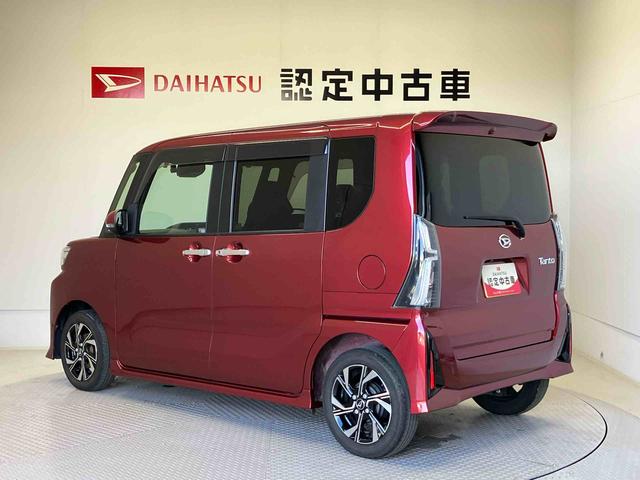 タントカスタムＸスマートアシスト搭載　後席両側電動スライドドア　バックカメラ付き　オートエアコン　オートライト　キーフリー　アイドリングストップ　ＡＢＳ　電動ドアミラー（熊本県）の中古車