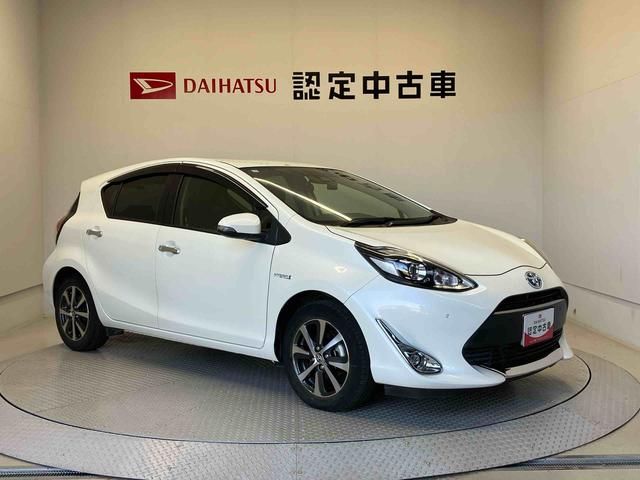 アクアSスタイルブラックバックカメラ付き オートエアコン オートライト キーフリー ABS 電動ドアミラー(熊本県)の中古車