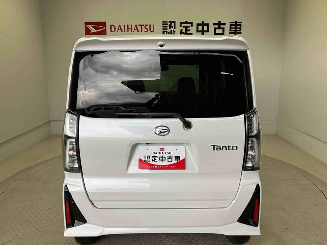 タントカスタムＸスマートアシスト搭載　後席両側電動スライドドア　バックカメラ付き　オートエアコン　オートライト　キーフリー　アイドリングストップ　ＡＢＳ　電動ドアミラー（熊本県）の中古車