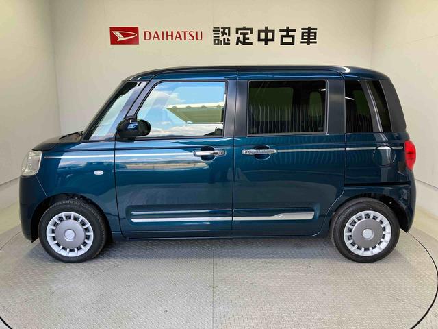 ムーヴキャンバスセオリーGスマートアシスト搭載 後席両側電動スライドドア バックカメラ付き オートエアコン オートライト キーフリー アイドリングストップ ABS 電動ドアミラー(熊本県)の中古車