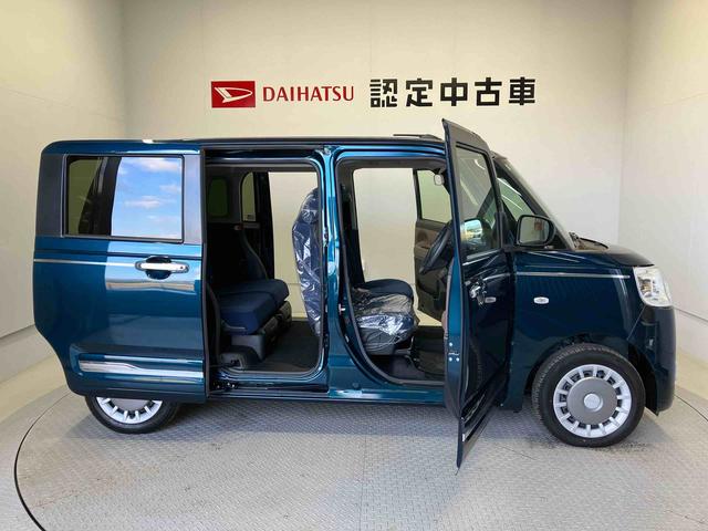 ムーヴキャンバスセオリーGスマートアシスト搭載 後席両側電動スライドドア バックカメラ付き オートエアコン オートライト キーフリー アイドリングストップ ABS 電動ドアミラー(熊本県)の中古車