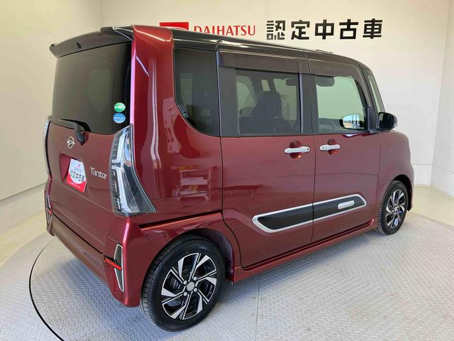 タントカスタムＸスマートアシスト搭載　バックカメラ付き　後席両側電動スライドドア　オートエアコン　オートライト　キーフリー　アイドリングストップ　ＡＢＳ　電動ドアミラー（熊本県）の中古車