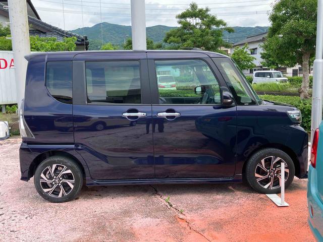 タントカスタムＸスマートアシスト搭載　後席両側電動スライドドア　バックカメラ付き　オートエアコン　オートライト　キーフリー　アイドリングストップ　ＡＢＳ　電動ドアミラー（熊本県）の中古車