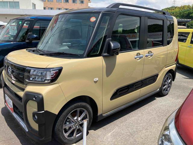 タントファンクロススマートアシスト搭載 後席両側電動スライドドア パノラマモニター対応 オートエアコン オートライト キーフリー アイドリングストップ ABS 電動ドアミラー(熊本県)の中古車