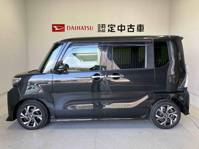 タントカスタムＸスマートアシスト搭載　後席両側電動スライドドア　バックカメラ付き　オートエアコン　オートライト　キーフリー　アイドリングストップ　ＡＢＳ　電動ドアミラー（熊本県）の中古車