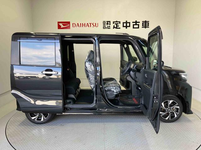 タントカスタムＸスマートアシスト搭載　後席両側電動スライドドア　バックカメラ付き　オートエアコン　オートライト　キーフリー　アイドリングストップ　ＡＢＳ　電動ドアミラー（熊本県）の中古車