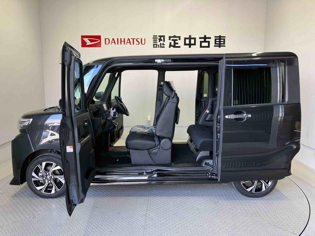 タントカスタムＸスマートアシスト搭載　後席両側電動スライドドア　バックカメラ付き　オートエアコン　オートライト　キーフリー　アイドリングストップ　ＡＢＳ　電動ドアミラー（熊本県）の中古車