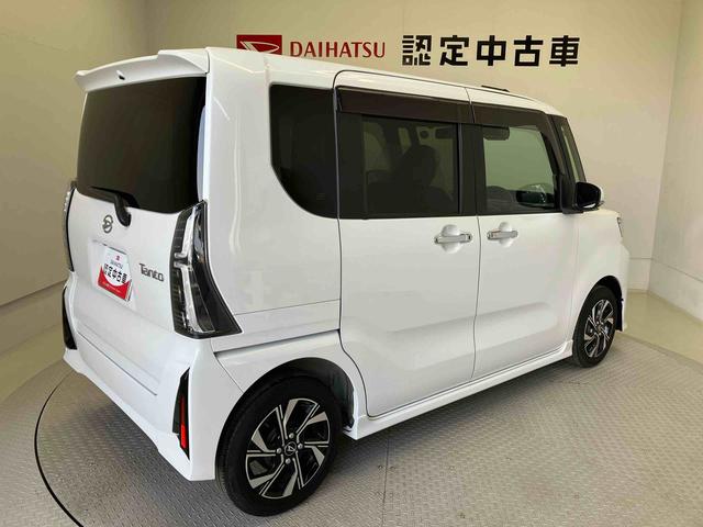 タントカスタムＸスマートアシスト搭載　後席両側電動スライドドア　バックカメラ付き　オートエアコン　オートライト　キーフリー　アイドリングストップ　ＡＢＳ　電動ドアミラー（熊本県）の中古車