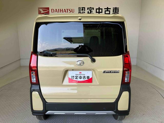 タントファンクロススマートアシスト搭載　後席両側電動スライドドア　パノラマモニター対応　オートエアコン　オートライト　キーフリー　アイドリングストップ　ＡＢＳ　電動ドアミラー（熊本県）の中古車