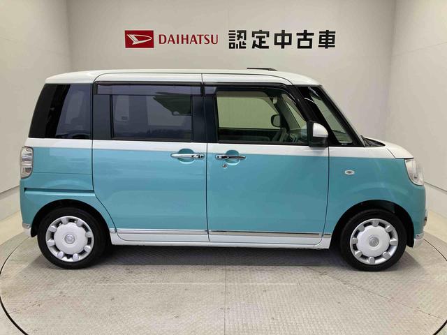 ムーヴキャンバスＧメイクアップＶＳ　ＳＡIIIスマートアシスト搭載　パノラマモニター対応　後席両側電動スライドドア　オートエアコン　オートライト　キーフリー　アイドリングストップ　ＡＢＳ　電動ドアミラー（熊本県）の中古車