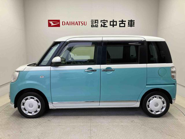 ムーヴキャンバスＧメイクアップＶＳ　ＳＡIIIスマートアシスト搭載　パノラマモニター対応　後席両側電動スライドドア　オートエアコン　オートライト　キーフリー　アイドリングストップ　ＡＢＳ　電動ドアミラー（熊本県）の中古車