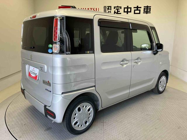 スペーシアハイブリッドX後席両側スライドドア(片側電動) バックカメラ付き オートエアコン オートライト キーフリー アイドリングストップ ABS 電動ドアミラー(熊本県)の中古車