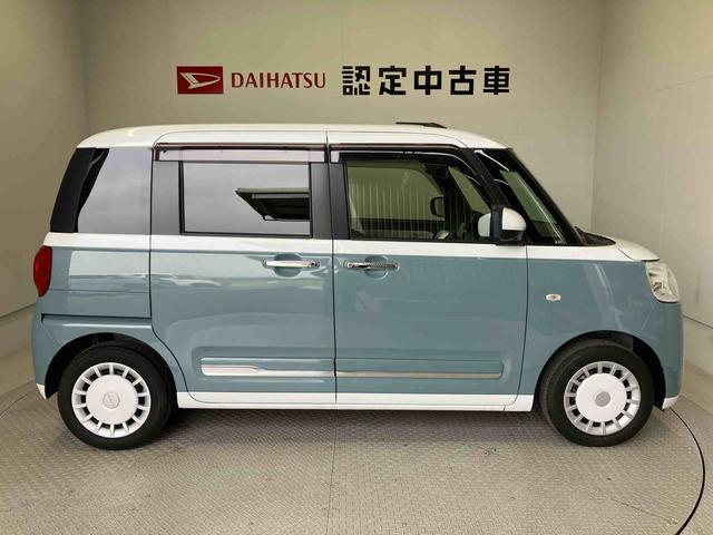 ムーヴキャンバスストライプスＧスマートアシスト搭載　パノラマモニター対応　後席両側電動スライドドア　オートエアコン　オートライト　キーフリー　アイドリングストップ　ＡＢＳ　電動ドアミラー（熊本県）の中古車