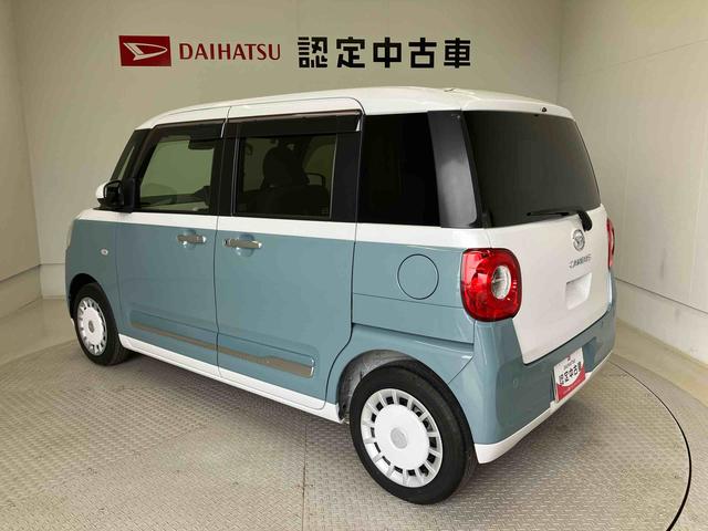 ムーヴキャンバスストライプスＧスマートアシスト搭載　パノラマモニター対応　後席両側電動スライドドア　オートエアコン　オートライト　キーフリー　アイドリングストップ　ＡＢＳ　電動ドアミラー（熊本県）の中古車