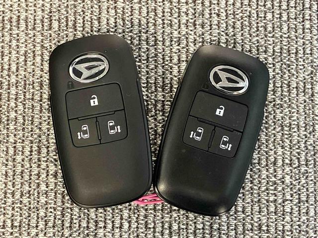 ムーヴキャンバスストライプスＧスマートアシスト搭載　パノラマモニター対応　後席両側電動スライドドア　オートエアコン　オートライト　キーフリー　アイドリングストップ　ＡＢＳ　電動ドアミラー（熊本県）の中古車