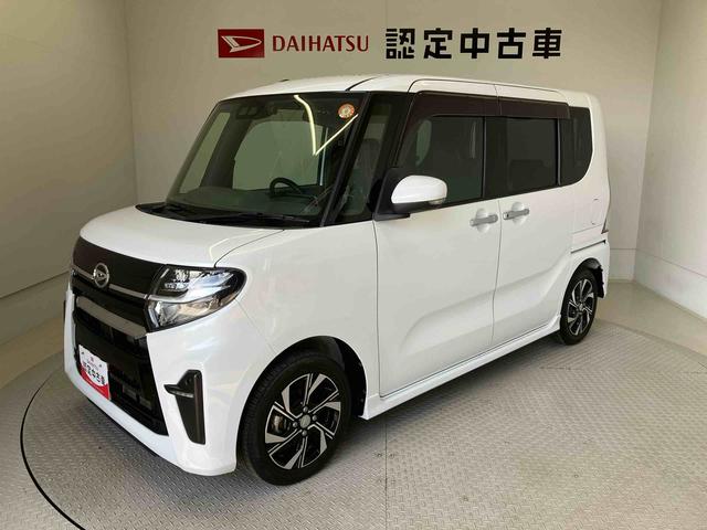 タントカスタムＸスマートアシスト搭載　後席両側電動スライドドア　バックカメラ付き　オートエアコン　オートライト　キーフリー　アイドリングストップ　ＡＢＳ　電動ドアミラー（熊本県）の中古車