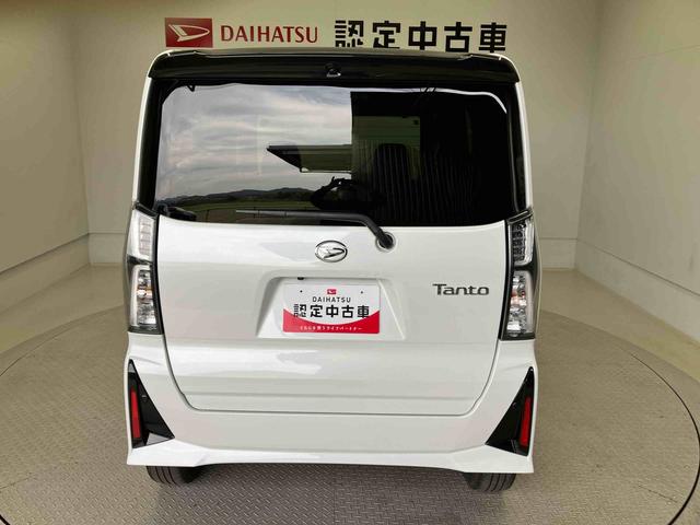 タントカスタムＲＳスマートアシスト搭載　バックカメラ付き　後席両側電動スライドドア　オートエアコン　オートライト　Ｋ−フリー　アイドリングストップ　ＡＢＳ　電動ドアミラー（熊本県）の中古車