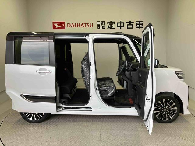 タントカスタムＲＳスマートアシスト搭載　バックカメラ付き　後席両側電動スライドドア　オートエアコン　オートライト　Ｋ−フリー　アイドリングストップ　ＡＢＳ　電動ドアミラー（熊本県）の中古車