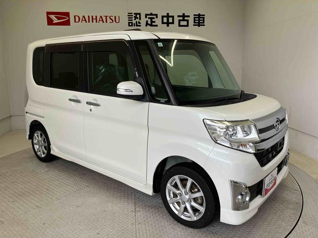 タントカスタムＸ　ＳＡスマートアシスト搭載　両側スライドドア（片側電動）　オートエアコン　オートライト　キーフリー　ＡＢＳ　電動ドアミラー（熊本県）の中古車