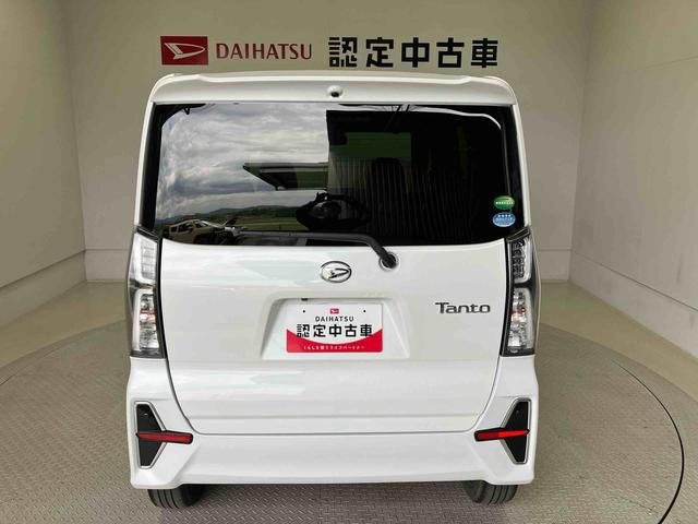 タントカスタムＲＳスマートアシスト搭載　バックカメラ付き　後席両側電動スライドドア　オートエアコン　オートライト　キーフリー　アイドリングストップ　ＡＢＳ　電動ドアミラー（熊本県）の中古車