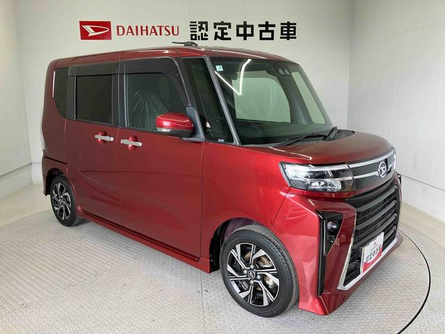 タントカスタムＸスマートアシスト搭載　後席両側電動スライドドア　バックカメラ付き　オートエアコン　オートライト　キーフリー　アイドリングストップ　ＡＢＳ　電動ドアミラー（熊本県）の中古車