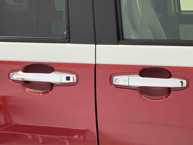 ムーヴキャンバスストライプスＧスマートアシスト搭載　後席両側電動スライドドア　パノラマモニター対応　オートエアコン　オートライト　キーフリー　アイドリングストップ　ＡＢＳ（熊本県）の中古車