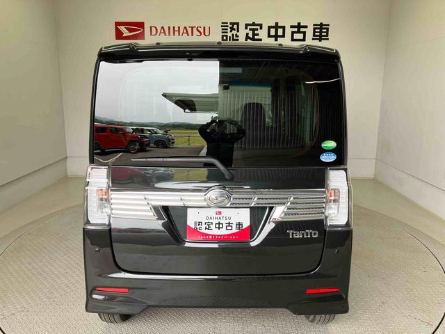 タントカスタムＸ　トップエディションＳＡIIIスマートアシスト搭載　バックカメラ付き　後席両側スライドドア（片側電動）　オートエアコン　オートライト　キーフリー　アイドリングストップ　電動ドアミラー（熊本県）の中古車