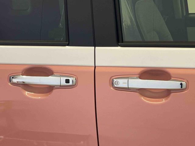 ムーヴキャンバスストライプスＧスマートアシスト搭載　後席両側電動スライドドア　パノラマモニター対応　オートエアコン　オートライト　キーフリー　アイドリングストップ　ＡＢＳ　電動ドアミラー（熊本県）の中古車