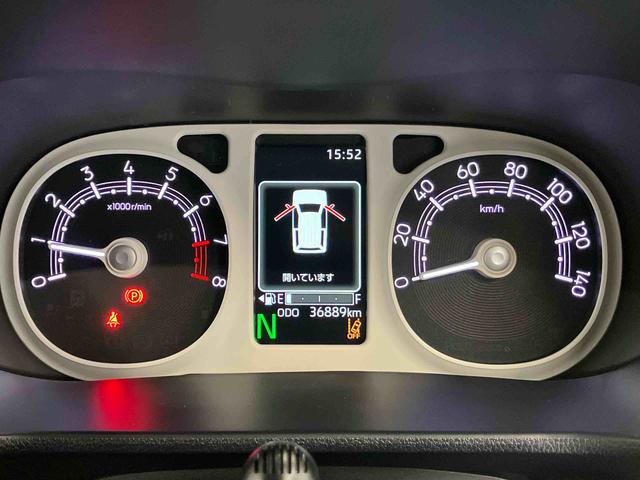 ムーヴキャンバスストライプスＧスマートアシスト搭載　後席両側電動スライドドア　バックカメラ付き　オートエアコン　オートライト　キーフリー　アイドリングストップ　ＡＢＳ　電動ドアミラー（熊本県）の中古車
