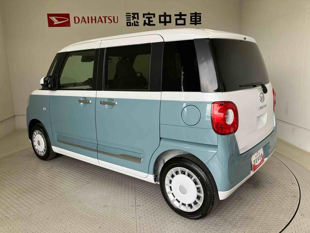 ムーヴキャンバスストライプスGスマートアシスト搭載 後席両側電動スライドドア バックカメラ付き オートエアコン オートライト キーフリー アイドリングストップ ABS 電動ドアミラー(熊本県)の中古車