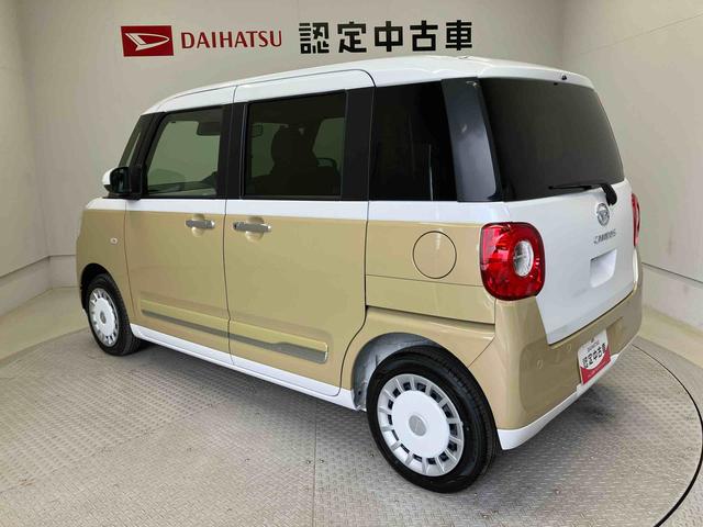 ムーヴキャンバスストライプスGスマートアシスト搭載 後席両側電動スライドドア バックカメラ付き オートエアコン オートライト キーフリー アイドリングストップ ABS 電動ドアミラー(熊本県)の中古車