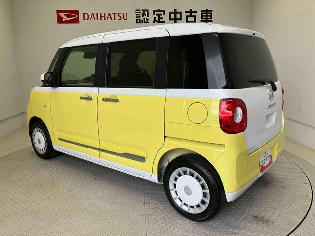 ムーヴキャンバスストライプスGスマートアシスト搭載 後席両側電動スライドドア バックカメラ付き オートエアコン オートライト キーフリー アイドリングストップ ABS 電動ドアミラー(熊本県)の中古車