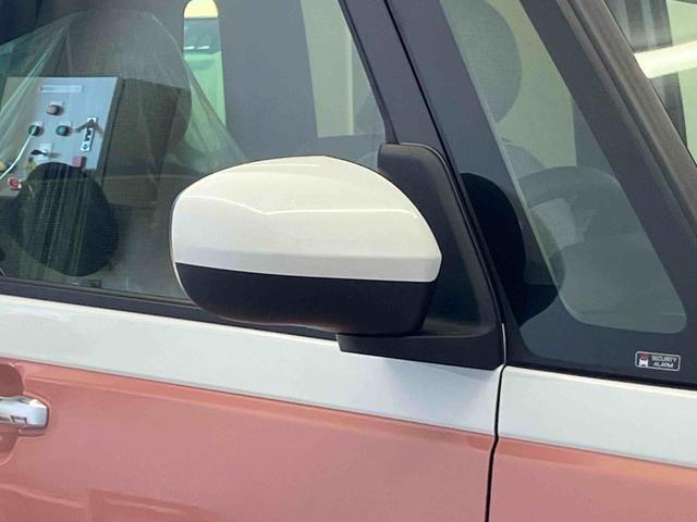 ムーヴキャンバスストライプスGターボスマートアシスト搭載 後席両側電動スライドドア バックカメラ付き オートエアコン オートライト キーフリー アイドリングストップ ABS 電動ドアミラー(熊本県)の中古車